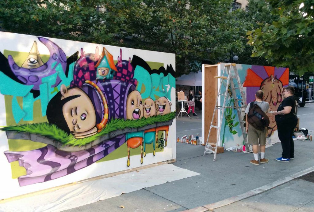 Art of the city 2015 outdoor painting